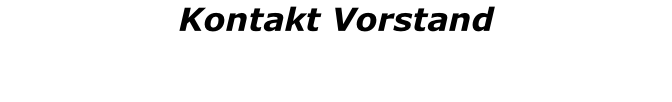 Kontakt Vorstand